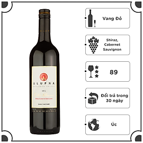 Rượu vang đỏ Ulupna Cellar Reserve Shiraz Carbernet 750ml 15% Alc