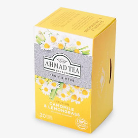 TRÀ AHMAD ANH QUỐC - CÚC (30g) - Camomile & Lemongrass - Giúp bạn giải độc, làm đẹp da và trị chứng mất ngủ