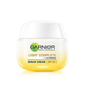 Kem Dưỡng Ban Ngày Garnier Light Complete Speed Whitening Serum Cream SPF30 PA+++ 50ml