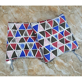 Mua Đệm ngồi bệt  đệm lót ghế hình vuông  hình tròn chất nhung cao cấp có dây buộc