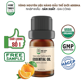 Tinh Dầu Cam Ngọt Nguyên Chất Hữu Cơ MỘC THỦY 100ML - Orange Essential Oil
