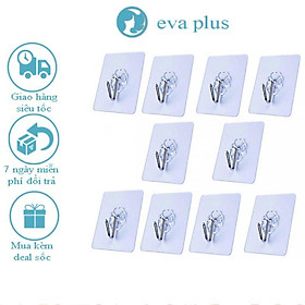 Mua Móc Dán Tường Loại 1 Trong Suốt Siêu Chịu Lực  Bám Chắc Tốt Chịu Lực Cao lên Đến 50 KG  Dễ Sử Dụng