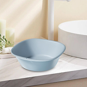 Portable Washbasin Soaking Tub 34x32x11cm Laundry Bowl Cleaning Pail Dish Washing Pan Vegetable Fruit Wash Pan for Household Bathroom Garden