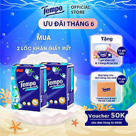 Khăn giấy rút cao cấp Tempo Softpack - 4 lớp bền dai, an toàn cho da - Thương hiệu Đức (4 gói/Lốc)