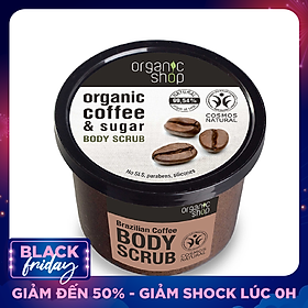 Tẩy Tế Bào Chết Toàn Thân Organic Shop Organic Coffee & Sugar Body Scrub 250ml