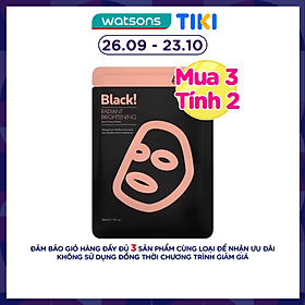 Mặt Nạ Than Hoạt Tính Timeless Truth Mask Black Charcoal Radiant Brightening Làm Mờ Vết Thâm 30ml