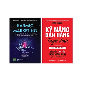 Combo 2Q Sách Marketing - Bán Hàng : Karmic Marketing + Kỹ Năng Bán Hàng Tuyệt Đỉnh (Tái Bản)