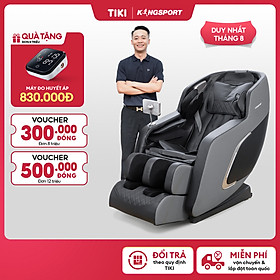 Ghế massage KINGSPORT G78 công nghệ massage chuyên sâu, nhiệt hồng ngoại kép, khung ghế rộng rãi và thoải mái