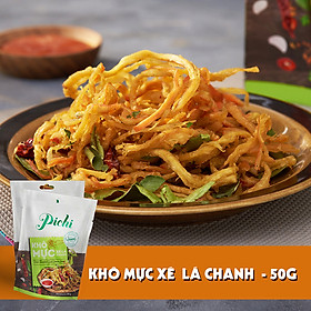 BÁO GIÁ Cách Làm Khô Gà Xé Lá Chanh | Shopee Lazada Sendo Tiki mới nhất 66 Khô Mực Xé Lá Chanh Pichi 50g