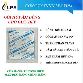 25 Gói hút ẩm máy ảnh Clay loại 2gr - Hàng chính hãng