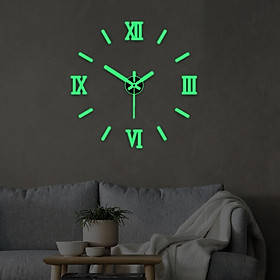 Acrylic  Clocks Non Ticking DIY Battery Operated   Wall Clock Stickers for Hotel, Bar, Home Accent, School, Cafe