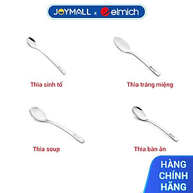 Mua Bộ 6 thìa muỗng đa năng Elmich EL0004T190 EL0004T122 EL0004T184 EL0004T185  Hàng chính hãng  thép 304 cao cấp - JoyMall
