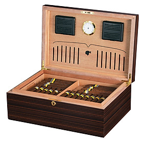 Tủ Đựng Hộp Giữ Ẩm Cigar RA940 Bảo Quản 120 Điếu Chất Liệu Gỗ Tuyết Tùng Cao Cấp