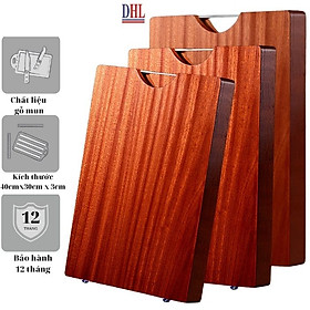 Mua Thớt gỗ mun tự nhiên nguyên khối cao cấp ( hàng xuất khẩu )