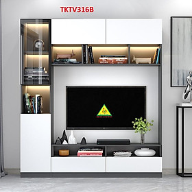 Tủ kệ tivi trang trí phong cách hiện đại TKTV316A - Nội thất lắp ráp Viendong adv