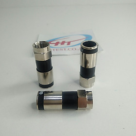 Mua 50 con rắc f5 nén đen dùng cho dây cáp GR6   Hàng Như Hình.