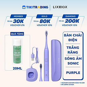 Bàn Chải Điện Halio Sonic Whitening Toothbrush Pro - Periwinkle