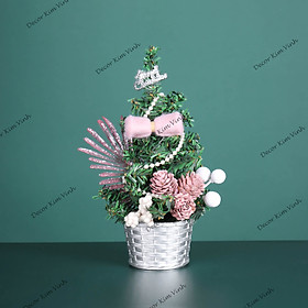Cây Thông Nhí TNM16 Cây 20cm Trang Trí Giáng Sinh Cây Thông Noel