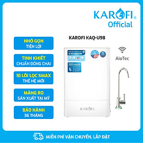 Máy lọc nước Karofi KAQ-U98 tích hợp công nghệ Aiotec - Hàng chính hãng