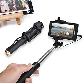 Mua Gậy tự sướng selfie stick màu đen - Gậy chụp hình kết nối điện thoại Jack 3.5mm - Hàng Chính Hãng Like Tech