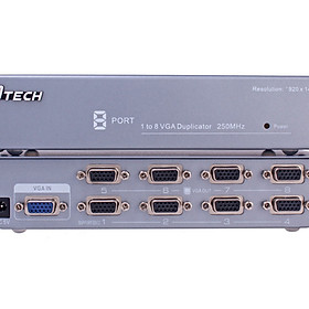 Bộ chia tín hiệu VGA 1 ra 8 DTECH DT-7258 chính hãng