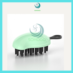 Lược gội đầu, massage da đầu, chất liệu silicon giúp tóc thư giãn và mọc nhanh, có dây treo tiện dụng-CHỌN MÀU