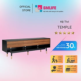 Kệ Tivi gỗ hiện đại SMLIFE Temple | Gỗ MDF dày 17mm chống ẩm | D180xR40xC55cm