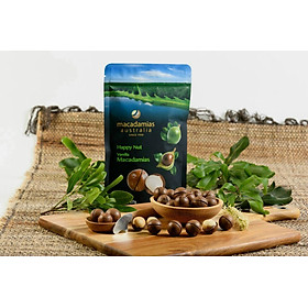 Hạt Maca Nguyên Vỏ Australia Happy Nut Vị Vanilla Macadamias Úc