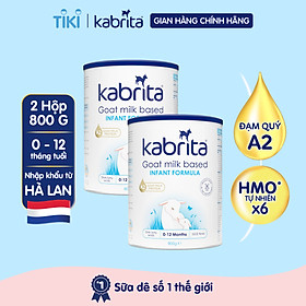 Hình ảnh [DATE T2/25] Combo 2 lon Sữa dê Kabrita số 1 cho trẻ từ 0 -12 tháng - Lon 800g