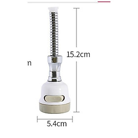 Mua Đầu Nối Vòi Nước Bồn Rửa Chén Tăng Áp 200% Xoay 360 Độ Áp Suất Nước Mạnh 3 Chế Độ Nước Chảy Dây Inox Dài Nối Vòi