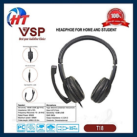 Mua Tai Nghe VSP T18 (Chuyên học và làm việc online)  - HT - HÀNG CHÍNH HÃNG