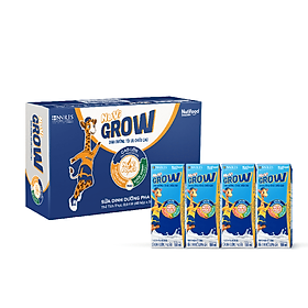 Thùng 48 Hộp 180ml Sữa Bột Pha Sẵn Nuvi Grow Trên 1 Tuổi - Phát Triển Chiều Cao