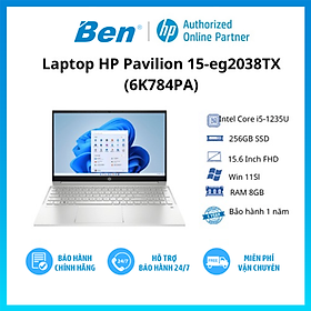 Mua Laptop HP Pavilion 15-eg2038TX (6K784PA) (i5-1235U | 8GB | 256GB | VGA MX550 2GB | 15.6  FHD | Win 11) Hàng chính hãng