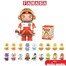 Đồ Chơi Mô Hình Pop Mart Mega Space Molly 100% x Emoji Series 4 (Mẫu Sản Phẩm Bên Trong Là Ngẫu Nhiên)