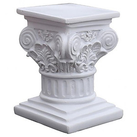2X Roman Pillar Statue Pedestal Candlestick Stand Sculpture Garden Layout Decor