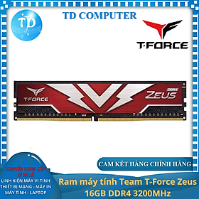 Mua Ram máy tính Team T-Force Zeus 16GB DDR4 3200MHz - Hàng chính hãng Viễn Sơn phân phối