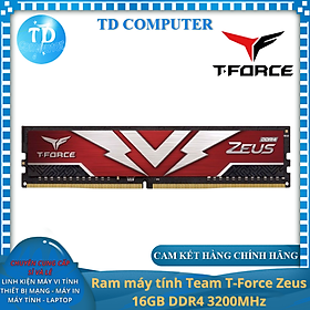 Ram máy tính Team T-Force Zeus 16GB DDR4 3200MHz