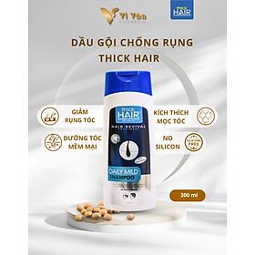 Dầu Gội Đầu Hỗ Trợ Ngăn Ngừa Rụng Tóc, Kích Mọc Tóc THICK HAIR 300ML I Shampoo Dưỡng tóc , Kèm Xả - ( Vi Vân _ Cosmetic )