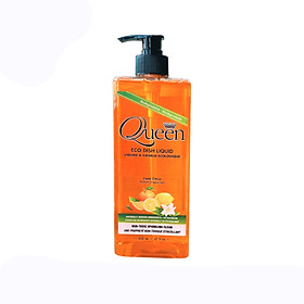 Nước rửa chén hữu cơ QUEEN Hương Cam Quýt 740ml/800ml
