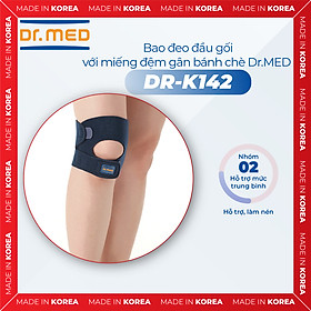 Bao đeo đầu gối với miếng đệm gân bánh chè Dr.MED DR-K142