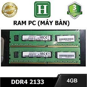 Ram PC 4GB DDR4 bus 2133, ram dùng cho PC, desktop