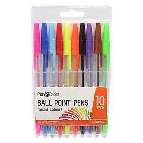 Bộ 10 Bút Bi Đủ Màu Uncle Bills SW0148