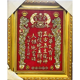 Mua  Đồ Thờ Cúng  Bài vị thờ ông địa  thần tài cẩn xà cừ sơn vàng hoạ tiết rồng