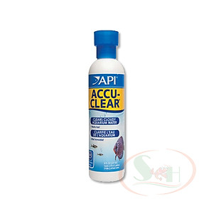 Làm trong nước API Accu Clear 118ml, 237ml khử mờ đục accu-clear water bể cá tép thủy sinh