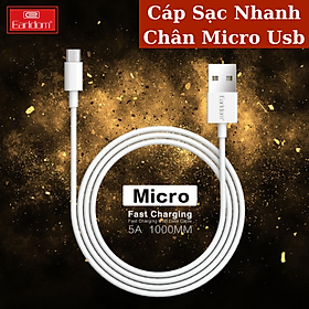 Mua Cáp Sạc Siêu Nhanh 5A Earldom EC-080 Đầu Micro USB   Dây Dài 1m - Hàng Chính Hãng