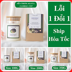 Mua Nến thơm AGAYA CUP (Candle Cup) mùi Good Night - Nến thơm tinh dầu thiên nhiên hương thơm lavender  xô thơm