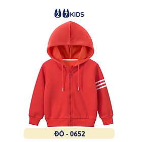 Áo khoác nỉ bé gái dài tay 27Kids 27Home áo gió da cá lót lông nữ cho trẻ từ 2-10 tuổi GLCO1