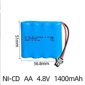 Pin sạc 4.8v 1400mah Ni Cd đồ chơi điều khiển rc