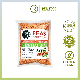 500g Đậu lăng đỏ Real Food (red lentils)