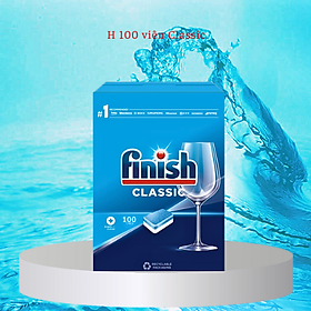 Hộp 100 viên rửa chén Finish Classic Dishwasher Tablets Lemon PTT025446 - hương chanh